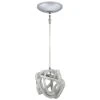 Jesco Envisage VI 6" Wide White Glass Mini Pendant