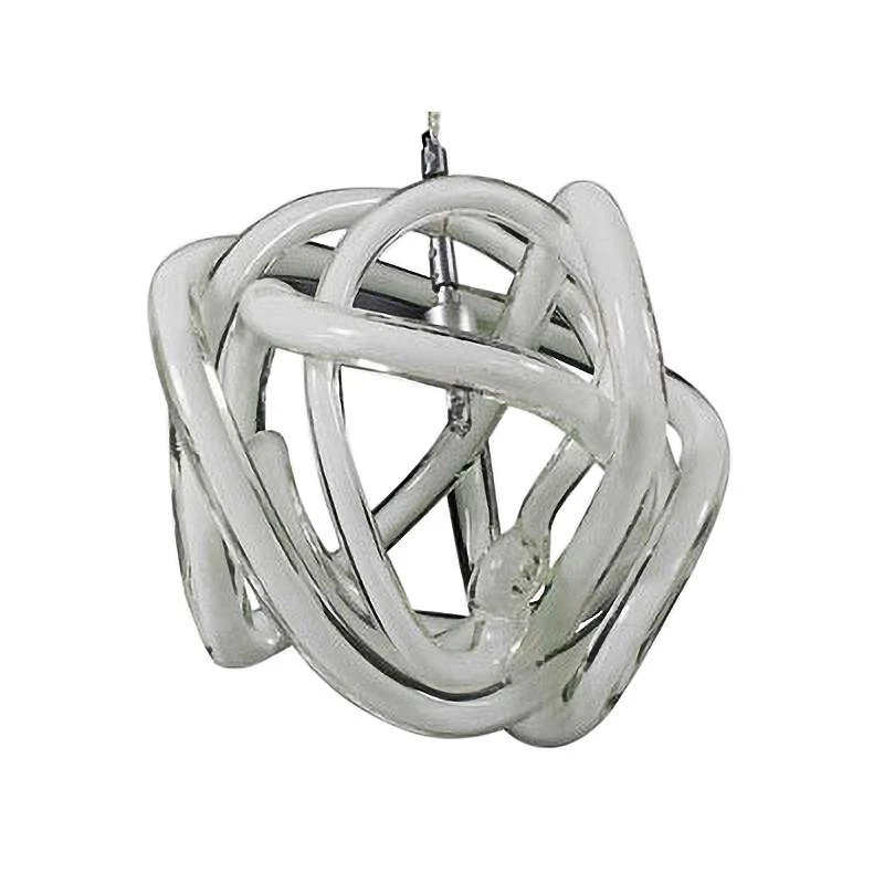 Jesco Envisage VI 6" Wide White Glass Mini Pendant 2 Jesco Envisage VI 6" Wide White Glass Mini Pendant - Image 2
