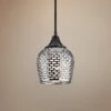 Kichler Annata 6 1/4" Wide Silver Ceramic Mini Pendant