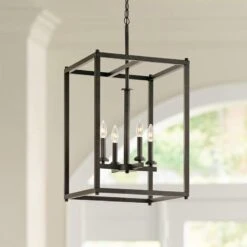 Kichler Crosby 16" Wide Olde Bronze 4-Light Foyer Pendant