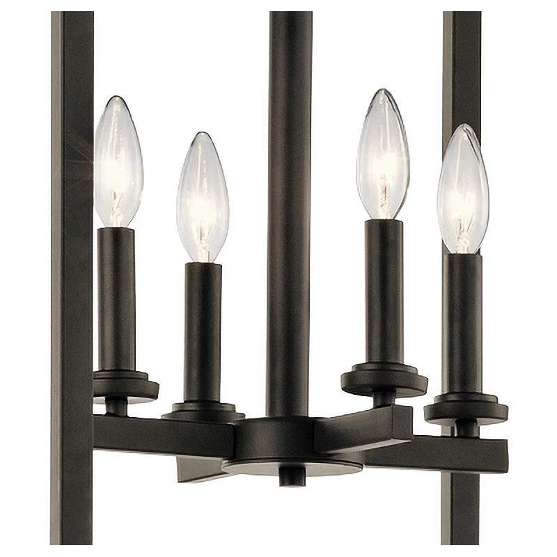 Kichler Crosby 16" Wide Olde Bronze 4-Light Foyer Pendant 4 Kichler Crosby 16" Wide Olde Bronze 4-Light Foyer Pendant - Image 4