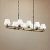 Kichler Dancar 48" Wide Natural Brass Kitchen Island Light Chandelier