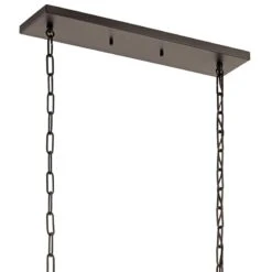 Kichler Dancar 48" Wide Natural Brass Kitchen Island Light Chandelier 7 Kichler Dancar 48" Wide Natural Brass Kitchen Island Light Chandelier -Modern Lamp Shop kichler dancar 48 inch wide natural brass kitchen island light chandelier 75c73views2