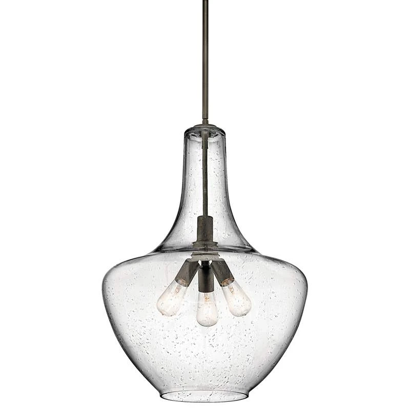 Kichler Everly 20" Wide Olde Bronze 3-Light Pendant 1 Kichler Everly 20" Wide Olde Bronze 3-Light Pendant