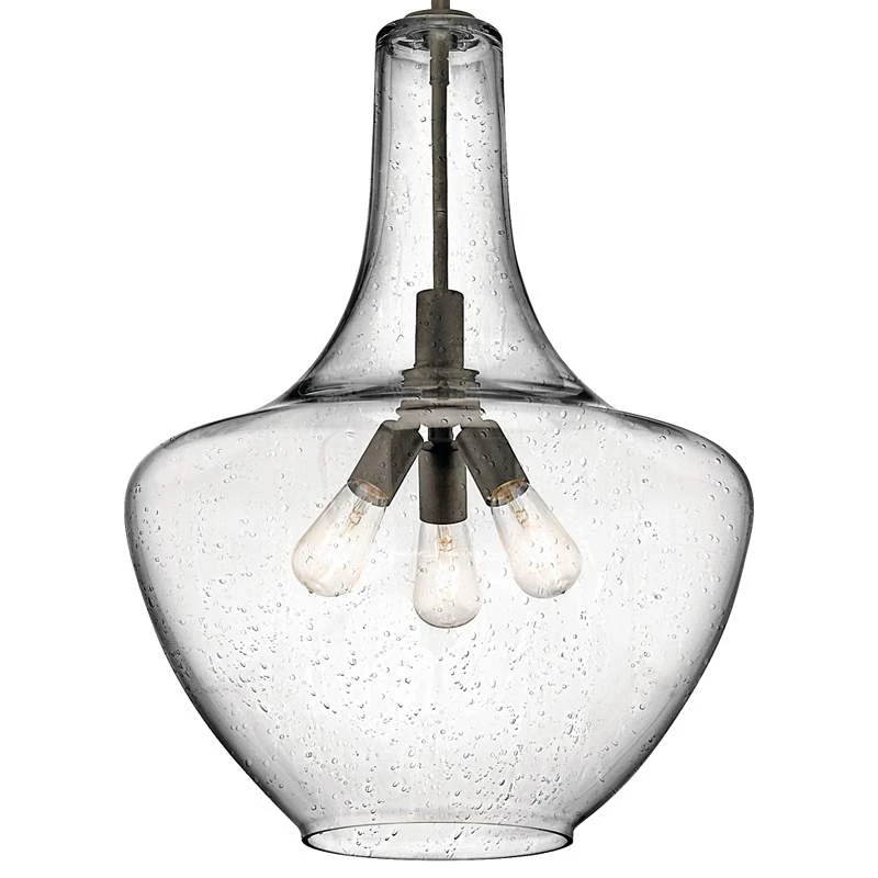 Kichler Everly 20" Wide Olde Bronze 3-Light Pendant 2 Kichler Everly 20" Wide Olde Bronze 3-Light Pendant - Image 2