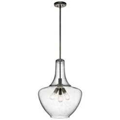 Kichler Everly 20" Wide Olde Bronze 3-Light Pendant 5 Kichler Everly 20" Wide Olde Bronze 3-Light Pendant -Modern Lamp Shop kichler everly 20 inch wide olde bronze 3 light pendant 10w72views2