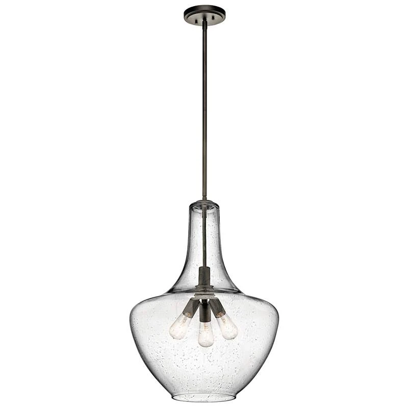 Kichler Everly 20" Wide Olde Bronze 3-Light Pendant 3 Kichler Everly 20" Wide Olde Bronze 3-Light Pendant - Image 3