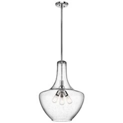 Kichler Everly 20" Wide Polished Chrome 3-Light Pendant 5 Kichler Everly 20" Wide Polished Chrome 3-Light Pendant -Modern Lamp Shop kichler everly 20 inch wide polished chrome 3 light pendant 10x99views2