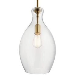 Kichler Everly 8 3/4" Wide Natural Brass Mini Pendant Light 6 Kichler Everly 8 3/4" Wide Natural Brass Mini Pendant Light -Modern Lamp Shop kichler everly 8 and three quarter inch wide natural brass mini pendant light 75d18views1