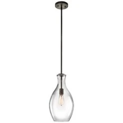 Kichler Everly 8 3/4" Wide Olde Bronze Mini Pendant -Modern Lamp Shop kichler everly 8 and three quarter inch wide olde bronze mini pendant 4x995views1