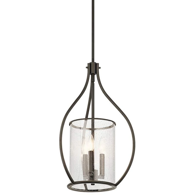 Kichler Fiona 15 1/4" Wide Olde Bronze 3-Light Foyer Pendant 2 Kichler Fiona 15 1/4" Wide Olde Bronze 3-Light Foyer Pendant - Image 2