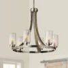 Kichler Grand Bank 25" Wide Antique Gray 6-Light Chandelier