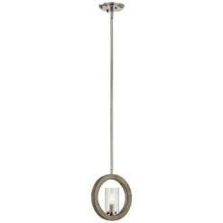 Kichler Grand Bank 9"W Antique Gray Convertible Mini Pendant 5 Kichler Grand Bank 9"W Antique Gray Convertible Mini Pendant -Modern Lamp Shop kichler grand bank 9 inchw antique gray convertible mini pendant 16w83views1