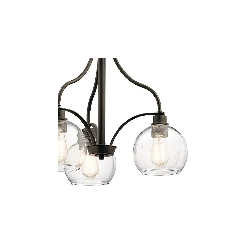 Kichler Harmony 22" Wide Oiled Bronze 3-Light Chandelier 2 Kichler Harmony 22" Wide Oiled Bronze 3-Light Chandelier - Image 2
