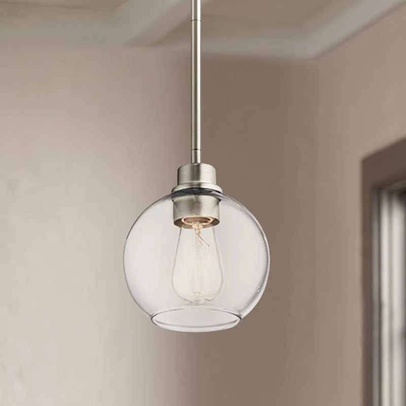 Kichler Harmony 6 1/2" Wide Brushed Nickel Mini Pendant 1 Kichler Harmony 6 1/2" Wide Brushed Nickel Mini Pendant