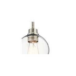 Kichler Harmony 6 1/2" Wide Brushed Nickel Mini Pendant 5 Kichler Harmony 6 1/2" Wide Brushed Nickel Mini Pendant -Modern Lamp Shop kichler harmony 6 and one half inch wide brushed nickel mini pendant 42x68views1
