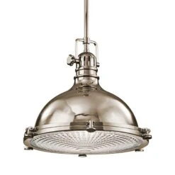 Kichler Hatteras Bay 18" Wide Polished Nickel Pendant Light