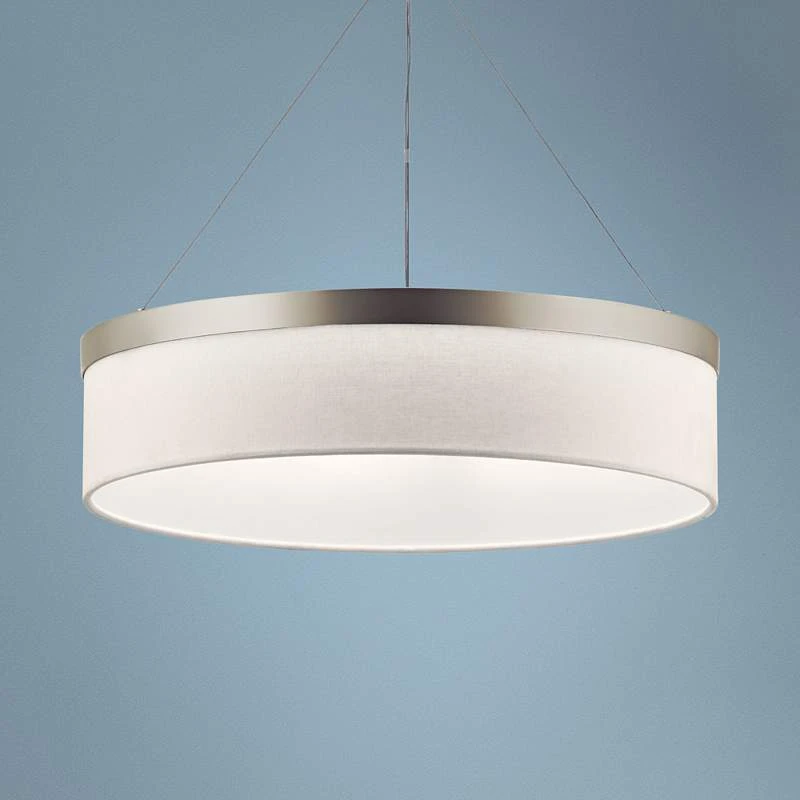 Kichler Mercel 18 1/2" Wide Satin Nickel LED Pendant Light 1 Kichler Mercel 18 1/2" Wide Satin Nickel LED Pendant Light