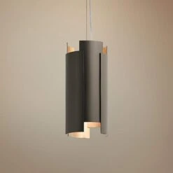 Kichler Moderne 5 1/2" Wide Olde Bronze LED Mini Pendant