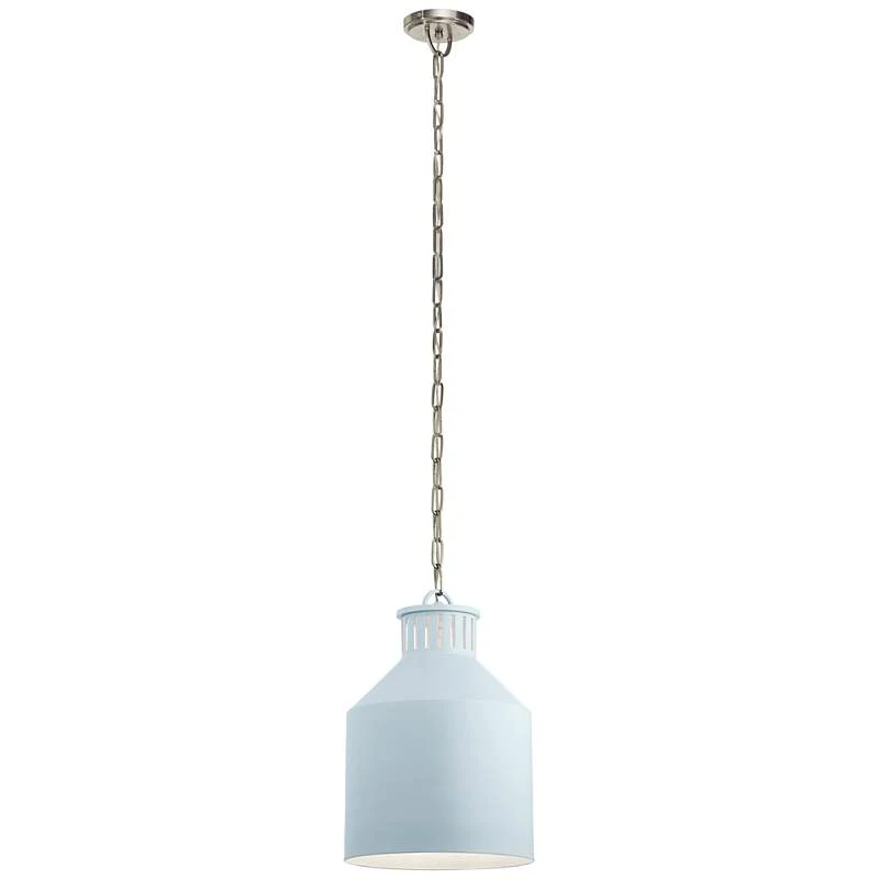 Kichler Montauk 1-Light Blue Mini Pendant 4 Kichler Montauk 1-Light Blue Mini Pendant - Image 4