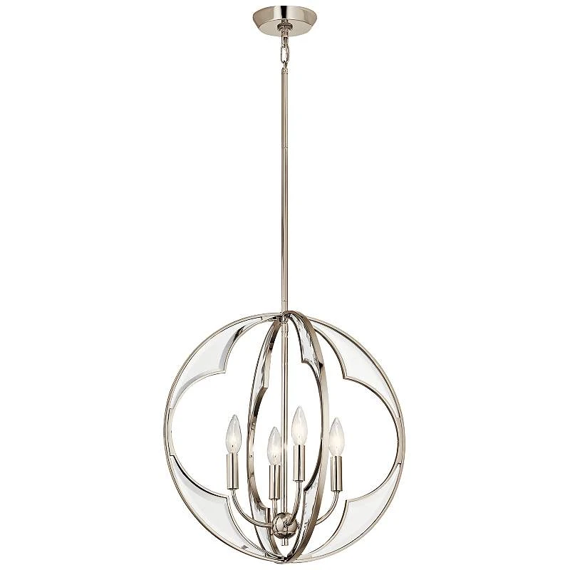 Kichler Montavello 18 3/4" Wide Nickel 4-Light Chandelier 2 Kichler Montavello 18 3/4" Wide Nickel 4-Light Chandelier - Image 2