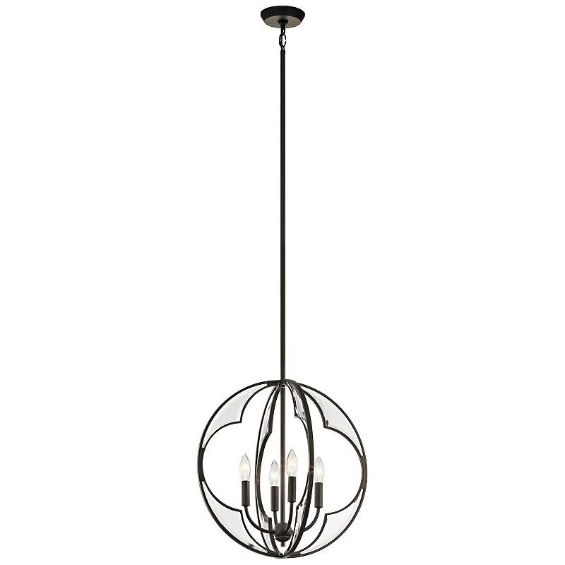 Kichler Montavello 18 3/4"W Olde Bronze 4-Light Chandelier 3 Kichler Montavello 18 3/4"W Olde Bronze 4-Light Chandelier - Image 3