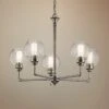 Kichler Niles 26" Wide Antique Pewter 5-Light Chandelier