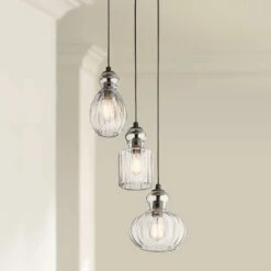 Kichler Riviera 18" Wide Oiled Bronze Multi Light Pendant