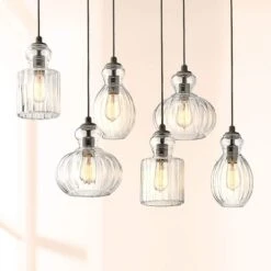 Kichler Riviera 35 1/2"W Oiled Bronze Multi Light Pendant