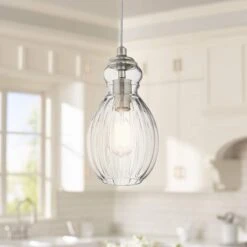 Kichler Riviera 6" Wide Brushed Nickel Mini Pendant