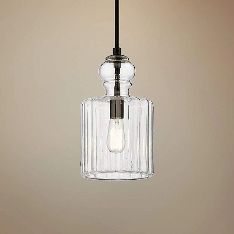 Kichler Riviera 7 3/4" Wide Olde Bronze Mini Pendant 1 Kichler Riviera 7 3/4" Wide Olde Bronze Mini Pendant