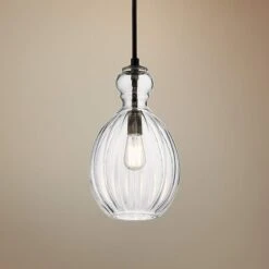 Kichler Riviera 9" Wide Olde Bronze Mini Pendant