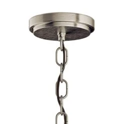 Kichler Roux 16" Wide Brushed Nickel 3-Light Bowl Pendant -Modern Lamp Shop kichler roux 16 inch wide brushed nickel 3 light bowl pendant 75d87views3