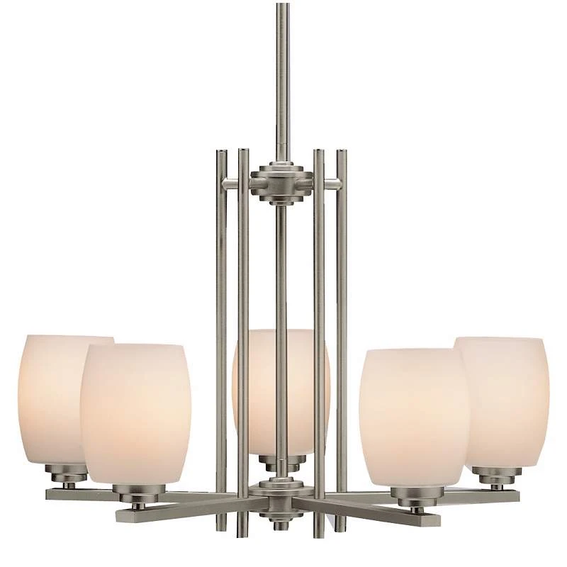 Kichler Sabina 24" Wide Brushed Nickel Five Light Chandelier 2 Kichler Sabina 24" Wide Brushed Nickel Five Light Chandelier - Image 2