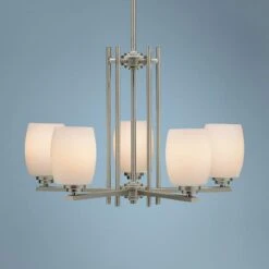 Kichler Sabina 24" Wide Brushed Nickel Five Light Chandelier