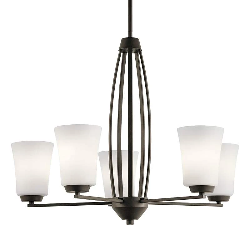 Kichler Tao 25 1/4" Wide Oiled Bronze 5-Light Chandelier 1 Kichler Tao 25 1/4" Wide Oiled Bronze 5-Light Chandelier