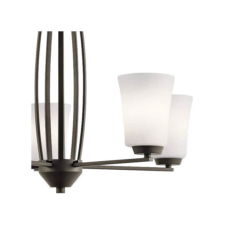 Kichler Tao 25 1/4" Wide Oiled Bronze 5-Light Chandelier 2 Kichler Tao 25 1/4" Wide Oiled Bronze 5-Light Chandelier - Image 2