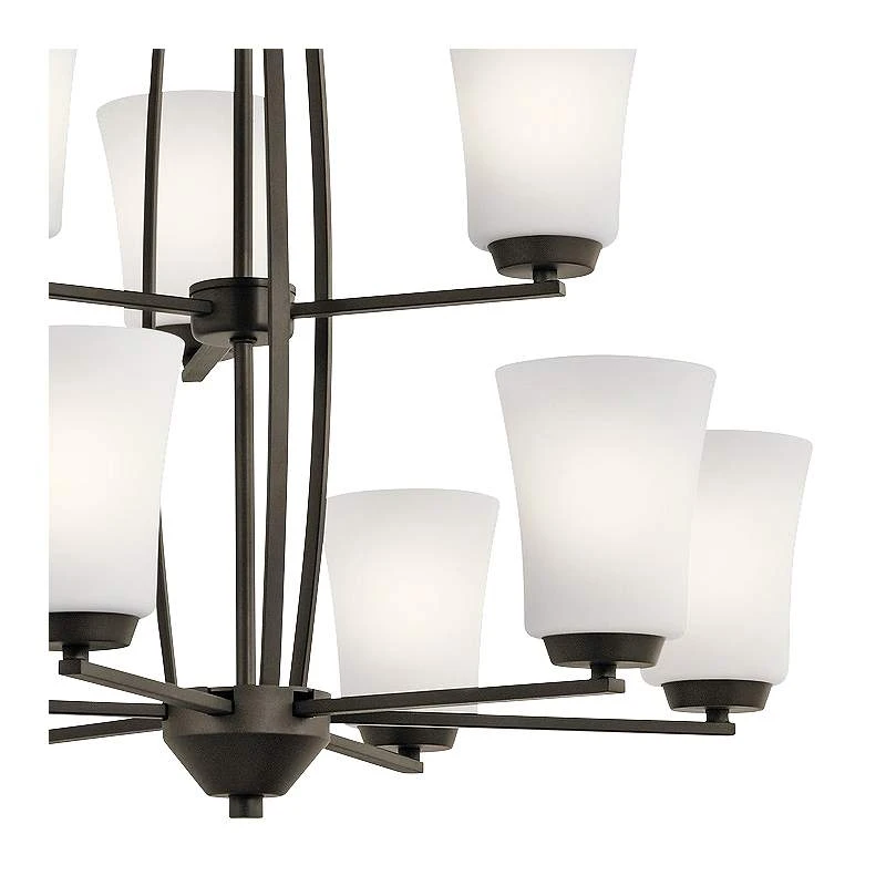 Kichler Tao 26 1/2" Wide Oiled Bronze 9-Light Chandelier 2 Kichler Tao 26 1/2" Wide Oiled Bronze 9-Light Chandelier - Image 2