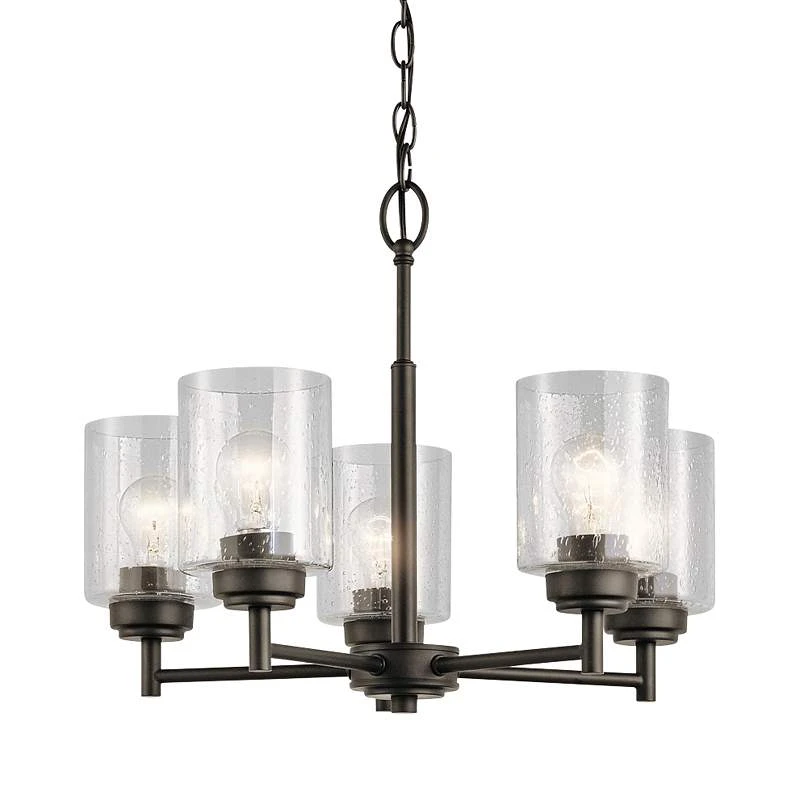 Kichler Winslow 19 3/4" Wide Oiled Bronze 5-Light Chandelier 1 Kichler Winslow 19 3/4" Wide Oiled Bronze 5-Light Chandelier
