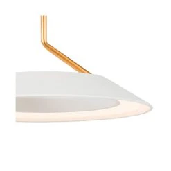 Koncept Royyo 6 1/2" Wide Matte White And Gold Modern Mini Pendant 5 Koncept Royyo 6 1/2" Wide Matte White And Gold Modern Mini Pendant -Modern Lamp Shop koncept royyo 6 and one half inch wide matte white and gold modern mini pendant 68r11views1