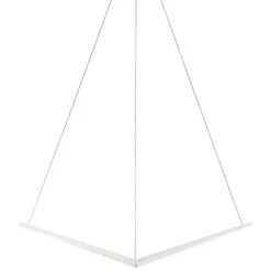 Koncept Z-Bar Bird 34" Wide Matte White LED Pendant Light 5 Koncept Z-Bar Bird 34" Wide Matte White LED Pendant Light -Modern Lamp Shop koncept z bar bird 34 inch wide matte white led pendant light 65t60views1