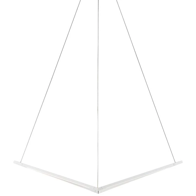 Koncept Z-Bar Bird 34" Wide Matte White LED Pendant Light 3 Koncept Z-Bar Bird 34" Wide Matte White LED Pendant Light - Image 3