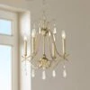 Laurel Estate 18" Wide Brio Gold 4-Light Mini Chandelier