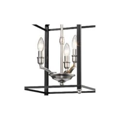 Golden Lighting Leighton 11 3/4" Wide Pewter And Black 3-Light Mini Pendant 5 Golden Lighting Leighton 11 3/4" Wide Pewter And Black 3-Light Mini Pendant -Modern Lamp Shop leighton 11 and three quarter inch wide pewter and black 3 light mini pendant 33r55views1