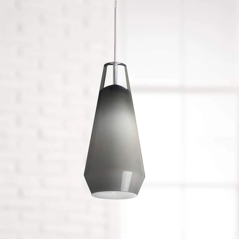 Lustra 3 3/4" Wide Smoke Glass Freejack Mini Pendant Light 1 Lustra 3 3/4" Wide Smoke Glass Freejack Mini Pendant Light