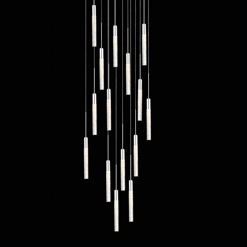 Magic 23"W Polished Nickel 15-Light LED Multi Light Pendant 2 Magic 23"W Polished Nickel 15-Light LED Multi Light Pendant - Image 2