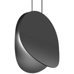 Malibu Discs⢠10" Wide Black LED Mini Pendant Light
