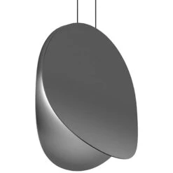 Malibu Discs⢠18" Wide Satin Black LED Pendant Light