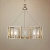 Golden Lighting Marco 24 1/2" Wide White Gold 5-Light Chandelier