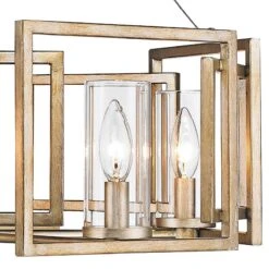 Golden Lighting Marco 24 1/2" Wide White Gold 5-Light Chandelier 6 Golden Lighting Marco 24 1/2" Wide White Gold 5-Light Chandelier -Modern Lamp Shop marco 24 and one half inch wide white gold 5 light chandelier 60k58views1